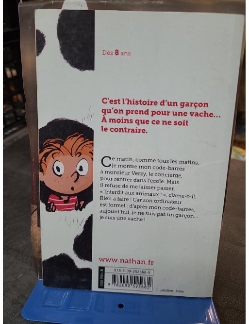 Vachement moi ! : le roman jeunesse humoristique d'Emmanuel Bourdier sur les codes-barres