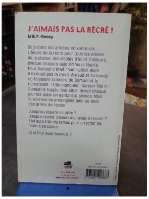 J'aimais pas la récré !: Harcèlement scolaire et témoignage par Erik Poulet-Reney