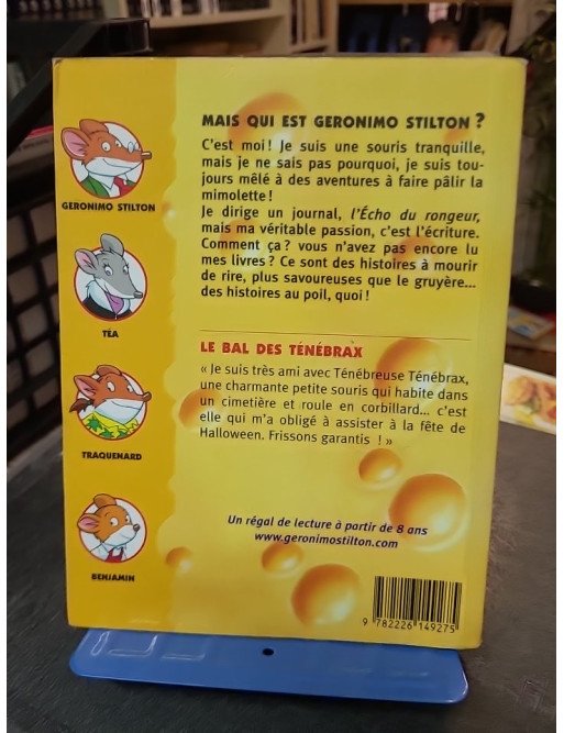 Geronimo Stilton - Tome 23 : Le Bal de Ténébrax, une aventure jeunesse à faire frissonner les souris