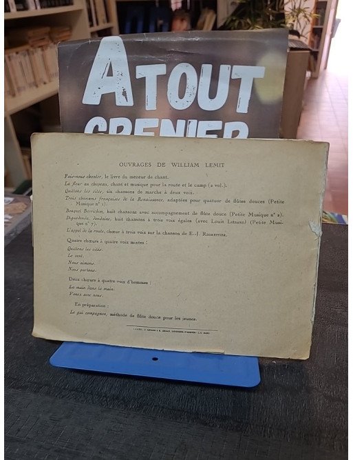 La Ronde Du Temps : 60 Chants de Circonstance avec partitions par William Lemit (Musique)