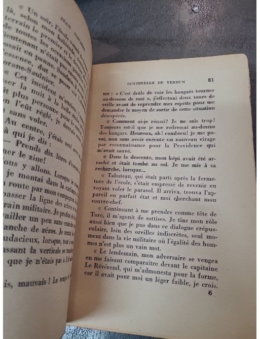 La Guerre des Ailes : Navarre, sentinelle de Verdun (1916) par Jacques Mortane, édition Baudinière 1930