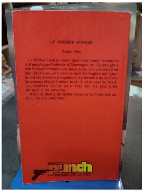 Le Dossier Striker par Adam Hall - Collection Punch N°124