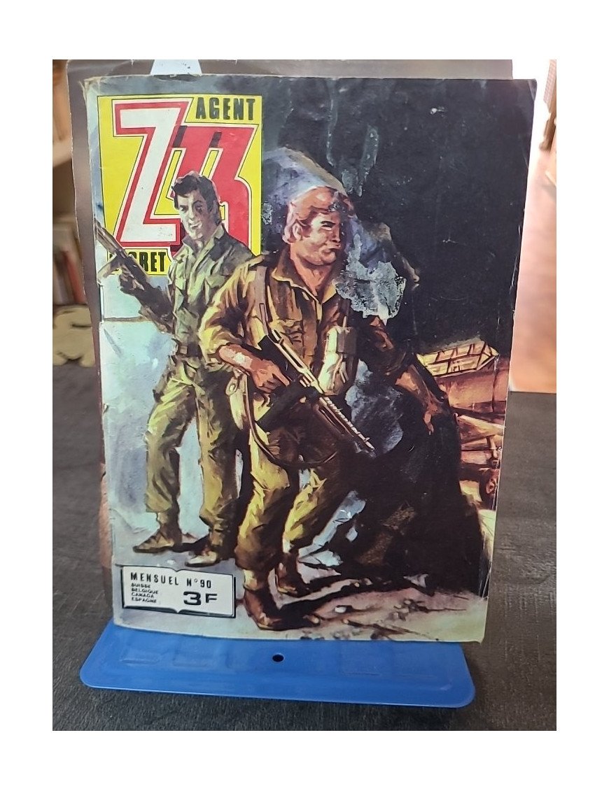 Agent Secret Z33 N°90 : Intrigue et Mitraille - BD de poche jeunesse sur l'espionnage pendant la Seconde Guerre Mondiale