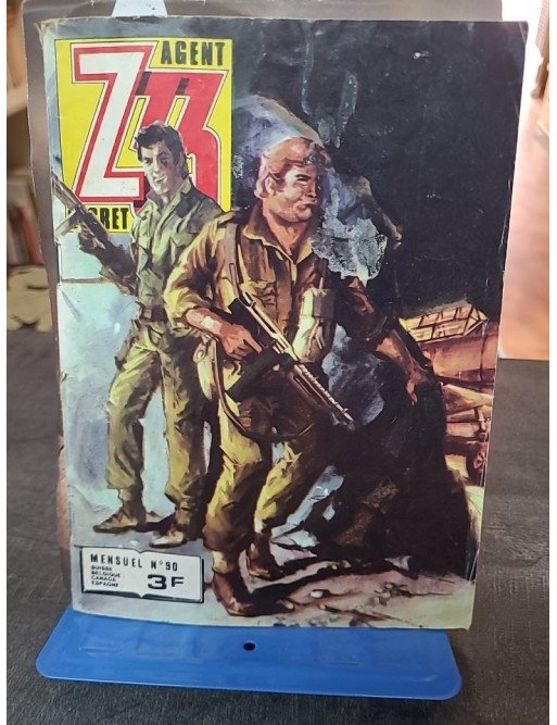 Agent Secret Z33 N°90 : Intrigue et Mitraille - BD de poche jeunesse sur l'espionnage pendant la Seconde Guerre Mondiale