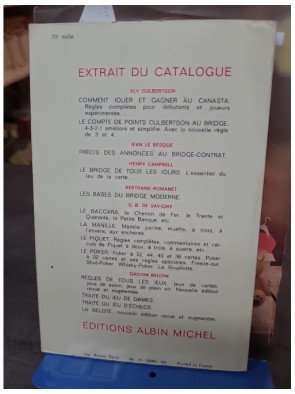 Traité Du Jeu D'Echecs de G. Beudin - Éditions Albin Michel (1966)