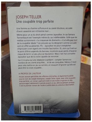 Une coupable trop parfaite de Joseph Teller - Roman sentimental policier Harlequin Best-Sellers