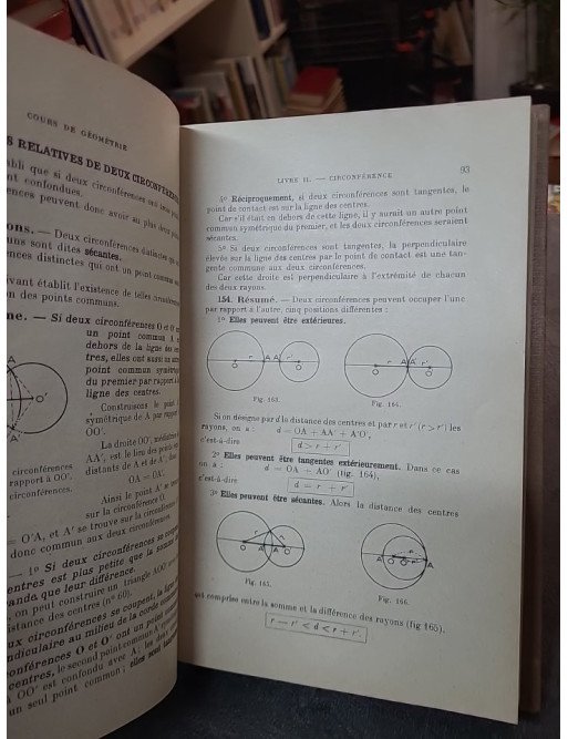 Cours de Géométrie (1937) - Classes de 2nde et 1ère - Manuel scolaire par Collectif de professeurs