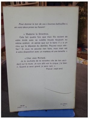 Les bonnes bafouilles : Un recueil de lettres humoristiques de Robert Lassus