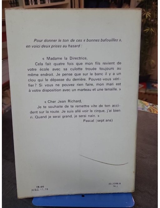 Les bonnes bafouilles : Un recueil de lettres humoristiques de Robert Lassus