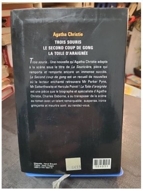 Trois Souris / Le Second Coup de Gong / La Toile d'Araignée - Agatha Christie - Roman Policier