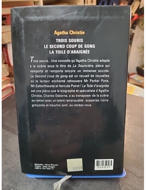 Trois Souris / Le Second Coup de Gong / La Toile d'Araignée - Agatha Christie - Roman Policier