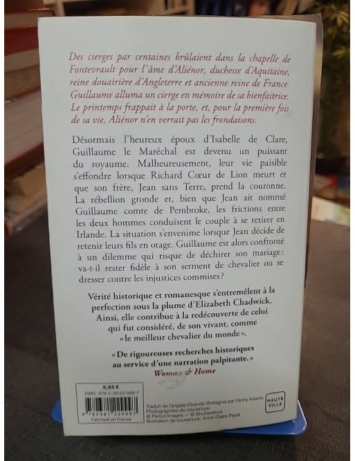 Guillaume Le Maréchal - Tome 2 : Le Lion Écarlate, roman historique du Moyen Âge par Elizabeth Chadwick