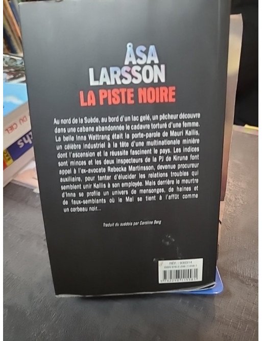 La Piste Noire - Åsa Larsson, polar scandinave et enquête de Rebecka Martinsson
