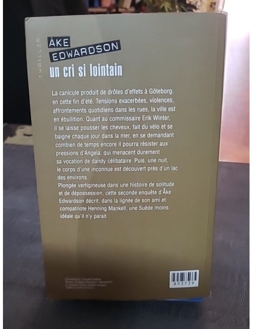 Un cri si lointain - Enquête du commissaire Erik Winter - Thriller scandinave d'Åke Edwardson