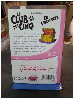 Le Club Des Cinq en Vacances - Tome 4 : l'enquête jeunesse d'Enid Blyton