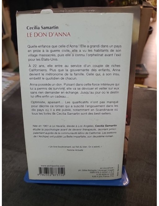 Le don d'Anna - Un roman optimiste et bouleversant sur l'amour, l'exil et l'espoir par Cecilia Samartin
