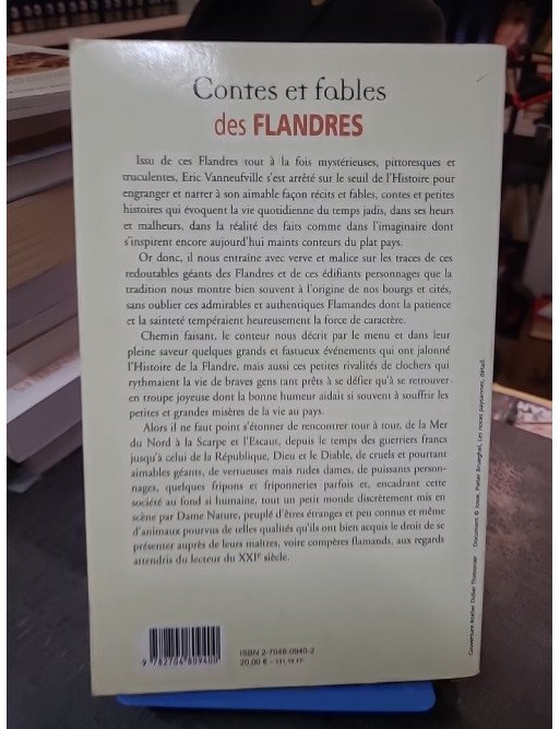 Contes et fables des Flandres : les récits mystérieux et pittoresques d'Éric Vanneufville