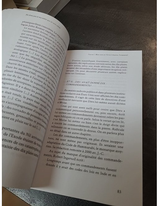 Ne dites pas à ma mère que je suis athée - Michel Morin | Un ouvrage satirique et documenté sur les mythes religieux