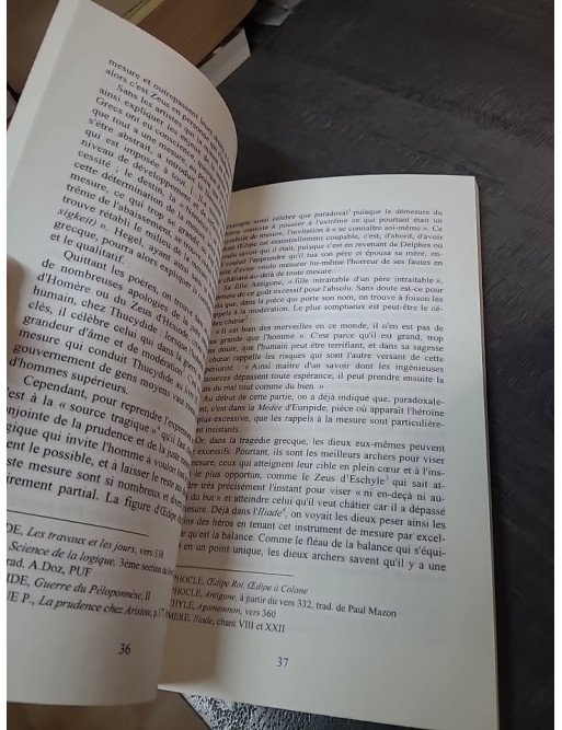 La Juste Mesure d'Aristote : Une dette philosophique envers la culture grecque (Françoise Kletz-Drapeau)