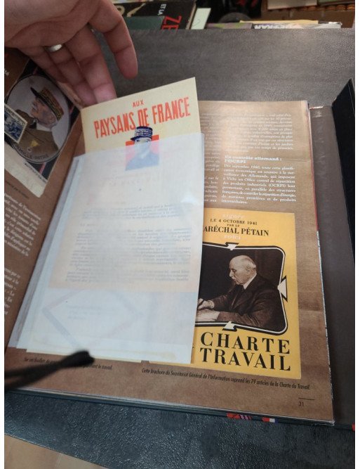 Chroniques de la vie des Français sous l'Occupation : Histoire illustrée et documents d'époque par Emmanuel Thiébot