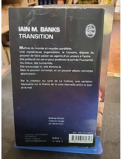 Transition : Roman de science-fiction multi-dimensionnel sur les univers parallèles par Iain M. Banks