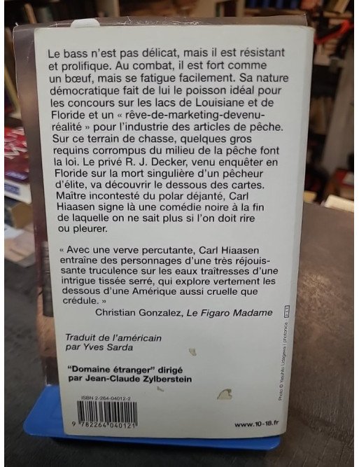 Pêche en eau trouble : Polar déjanté et comédie noire de Carl Hiaasen, l'écrivain américain qui dénonce la Floride