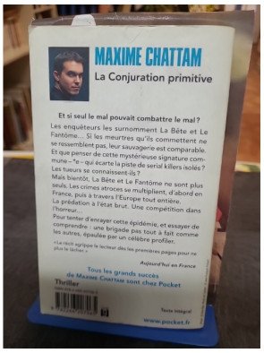 La Conjuration primitive : Thriller noir sur une épidémie de crimes en Europe par Maxime Chattam