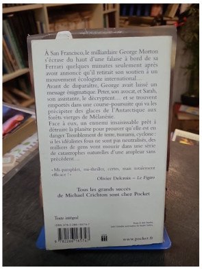 Etat d'urgence : Thriller scientifique et catastrophe écologique par Michael Crichton - Pocket