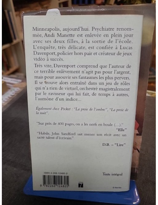 La proie de l'esprit : Le thriller psychologique et jeu de rôle macabre de John Sandford - Enquête Lucas Davenport