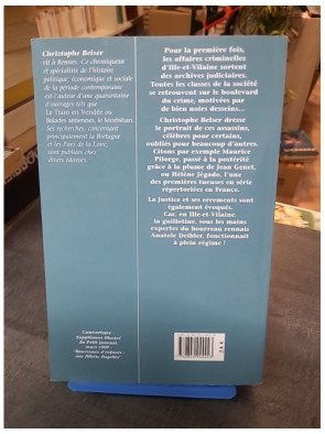 Les grandes affaires criminelles d'Ille-et-Vilaine : Récits et faits divers historiques par Christophe Belser