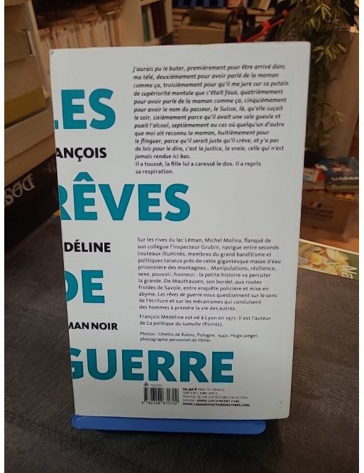 Les Rêves de Guerre - Plongez dans l'enquête de Michel Molina par François Médéline, polar du Lac Léman