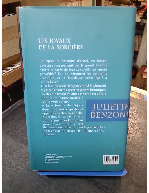 Les Joyaux de la Sorcière de Juliette Benzoni : Enquête d'Aldo Morosini sur des bijoux disparus