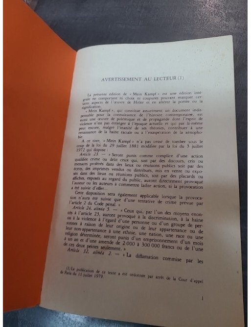 Mein Kampf - Mon Combat d'Adolf Hitler : L'ouvrage historique et idéologique du nazisme