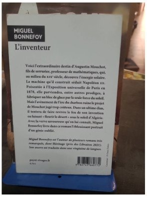 L'Inventeur, de Miguel Bonnefoy : L'histoire vraie et romancée d'Augustin Mouchot, pionnier de l'énergie solaire