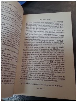 Au fil des jours - Récit témoignage d'un paysan des Mauges - Henri Boré