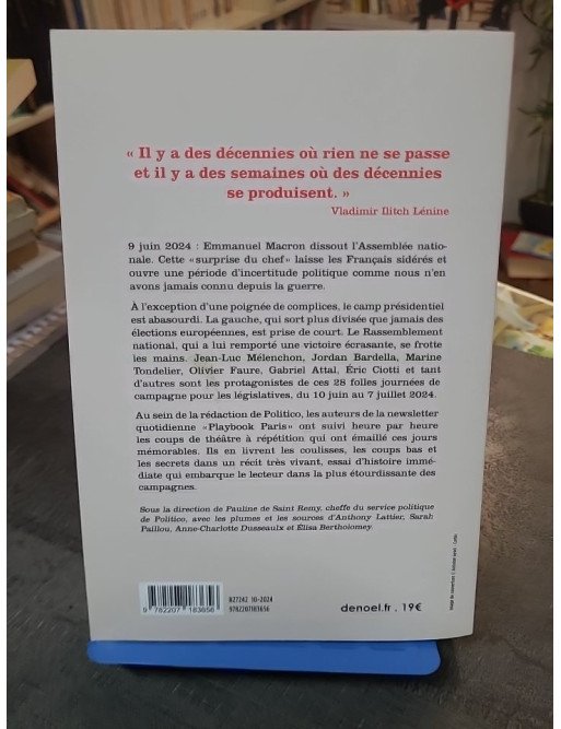 La Surprise du chef : Les 28 jours qui ont stupéfié la France de la dissolution aux élections, par Pauline de Saint Remy