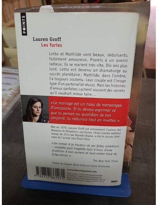 Les Furies Lauren Groff - Roman Salué par Barack Obama sur l'Amour, le Mariage et les Secrets