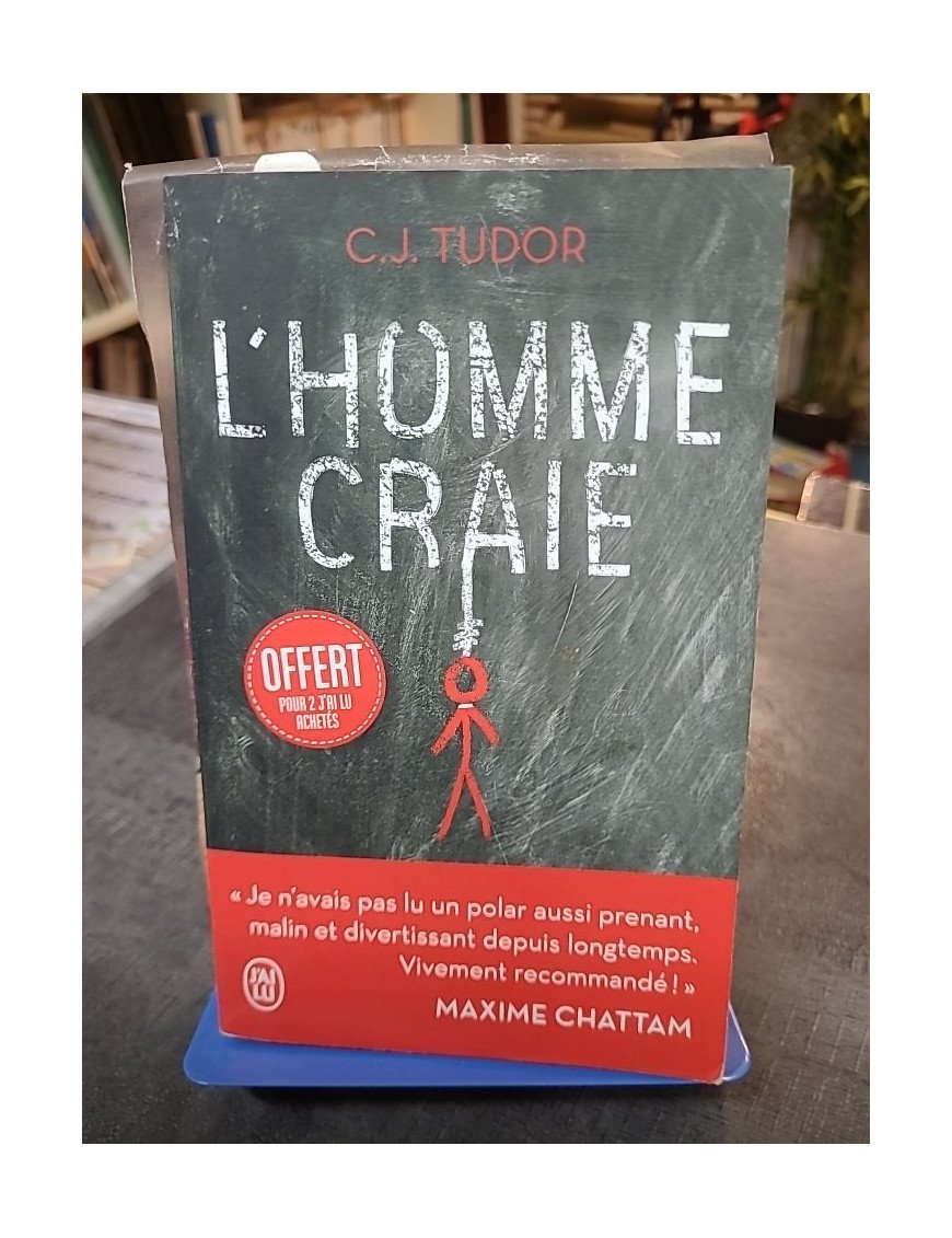 L'homme craie C.J. Tudor - Thriller psychologique sur les secrets d'enfance et un meurtre en 1986