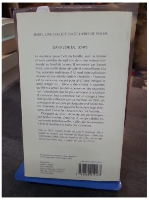 Dans L'Or Du Temps par Claudie Gallay - Roman d'une rencontre en Normandie et de la culture Hopi