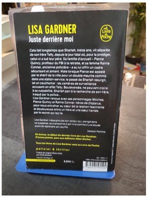 Juste Derrière moi : L'enquête captivante de Pierce Quincy et Rainie Conner par Lisa Gardner