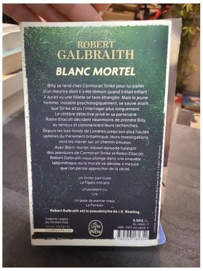 Blanc Mortel - Quatrième Enquête de Cormoran Strike et Robin Ellacott par Robert Galbraith