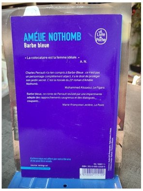 Barbe bleue d'Amélie Nothomb - Un thriller féministe captivant qui revisite le célèbre conte