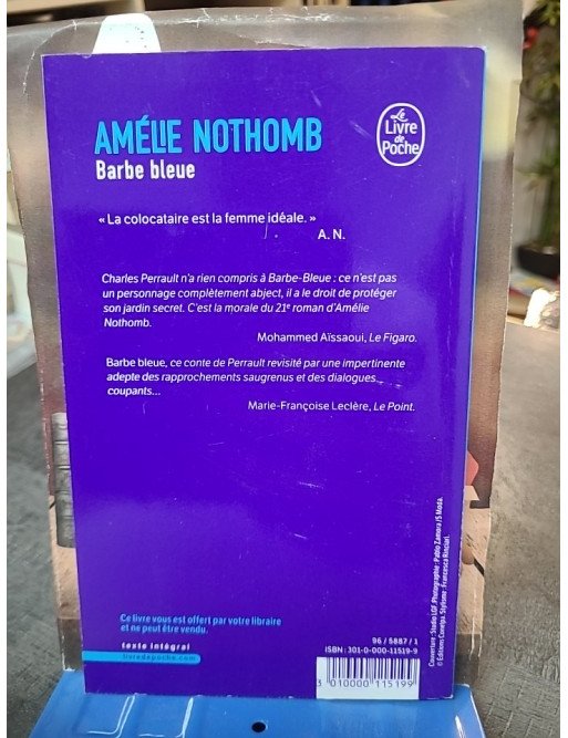 Barbe bleue d'Amélie Nothomb - Un thriller féministe captivant qui revisite le célèbre conte