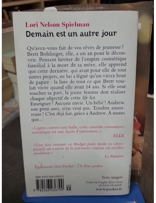 Demain est un autre jour : la life list pour toucher son héritage par Lori Nelson Spielman