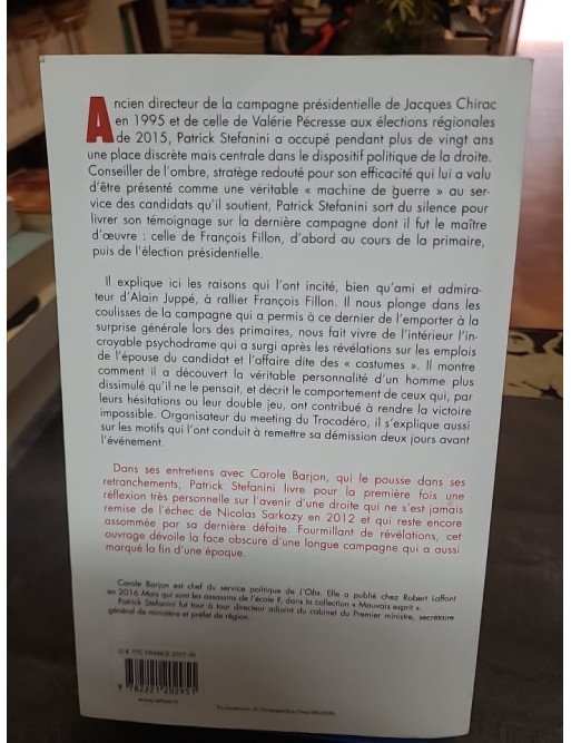 Déflagration - Dans le secret d'une élection impossible par Patrick Stefanini et Carole Barjon