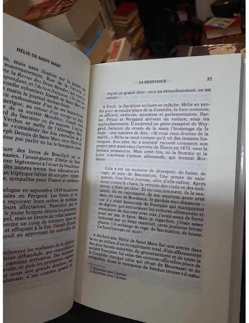 Hélie de Saint Marc : biographie d'un homme d'honneur, Résistance et guerre d'Algérie par Laurent Beccaria