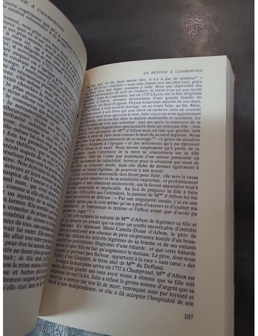 Madame du Deffand et son monde : biographie de la marquise et des Lumières par Benedetta Craveri