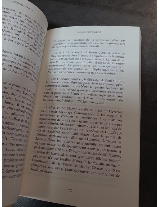 Disparus En Ville - Vingt histoires vraies et mystérieuses - Lionel Camy