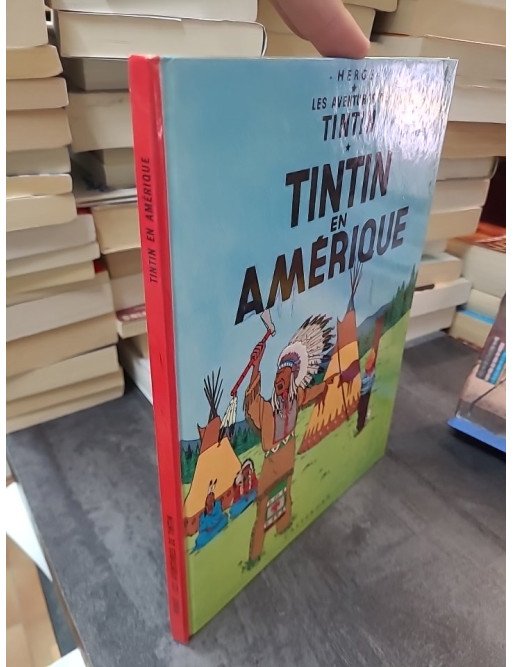 Tintin en Amérique - Tome 3 Petit format - Bande Dessinée classique d'Hergé