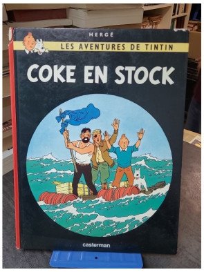 Les Aventures de Tintin Tome 19 - Coke en stock - Bande dessinée classique d'Hergé sur le trafic d'esclaves